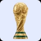 مجسم من الذهب بوزن 1 جرام لكأس العالم
